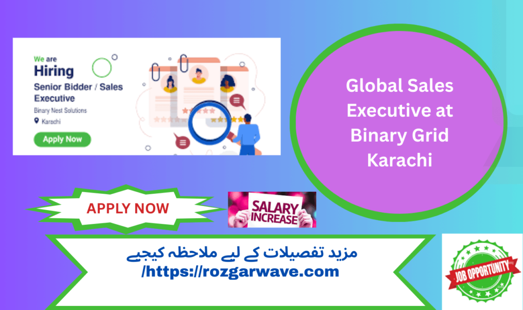 Global sales executive on video call from Karachi office at Binary Grid
Apply for a high-earning global sales executive job at Binary Grid in Karachi. Take your B2B sales career to the next level.