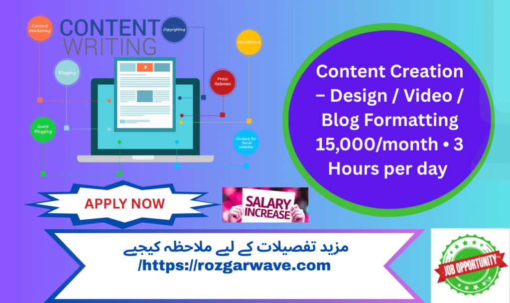 Remote creative content specialist designing visuals, editing videos, and formatting blog posts for a global marketing agency.