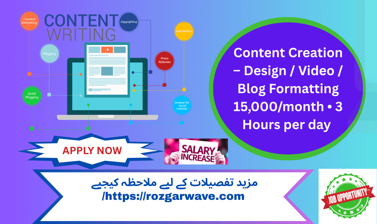 Remote creative content specialist designing visuals, editing videos, and formatting blog posts for a global marketing agency.