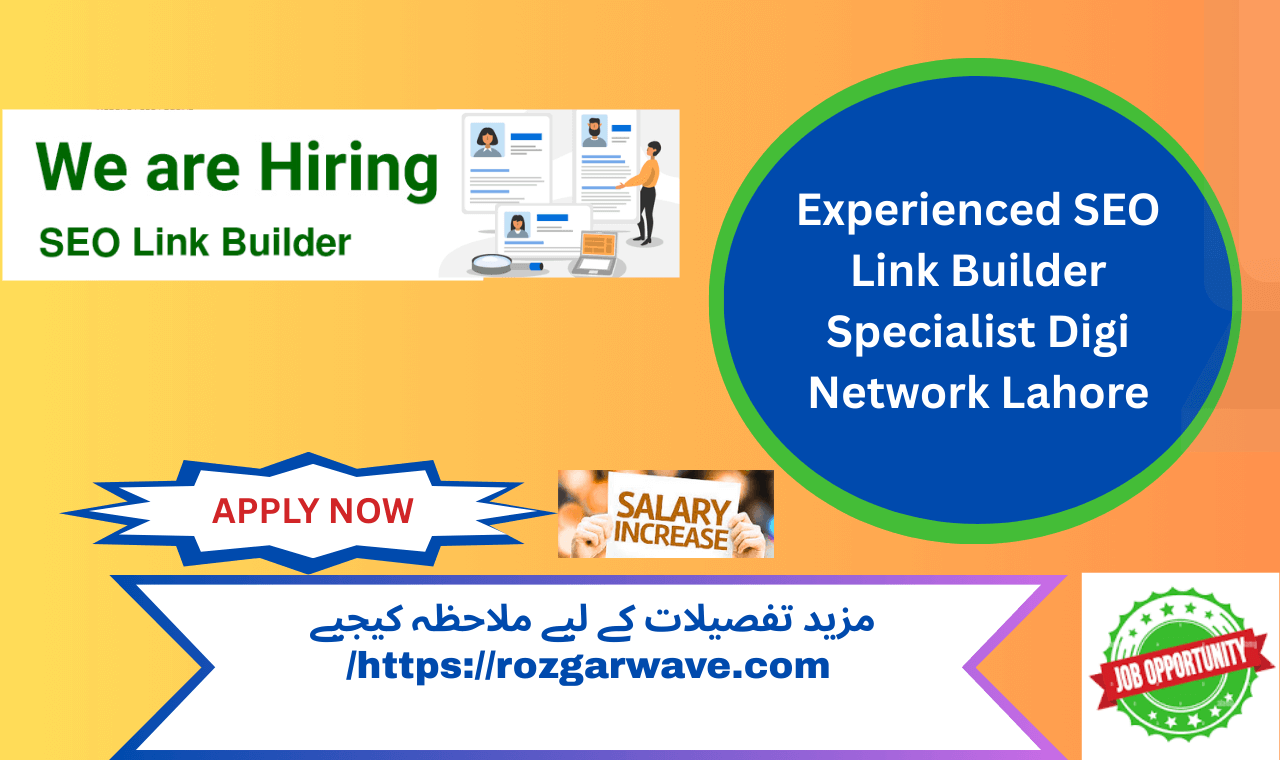 Professional SEO link builder conducting outreach and backlink analysis at Digi Network, Lahore.