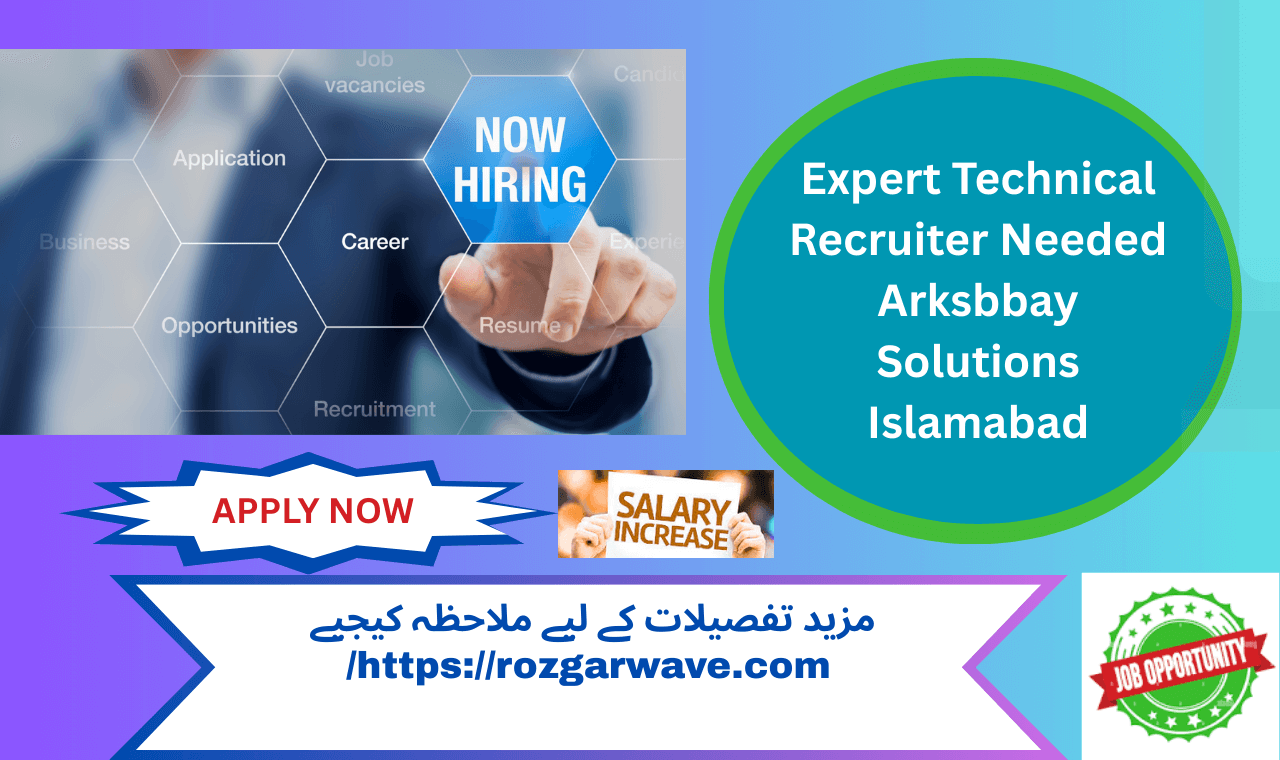 Technical recruiter evaluating resumes at Arksbbay Solutions in Islamabad.