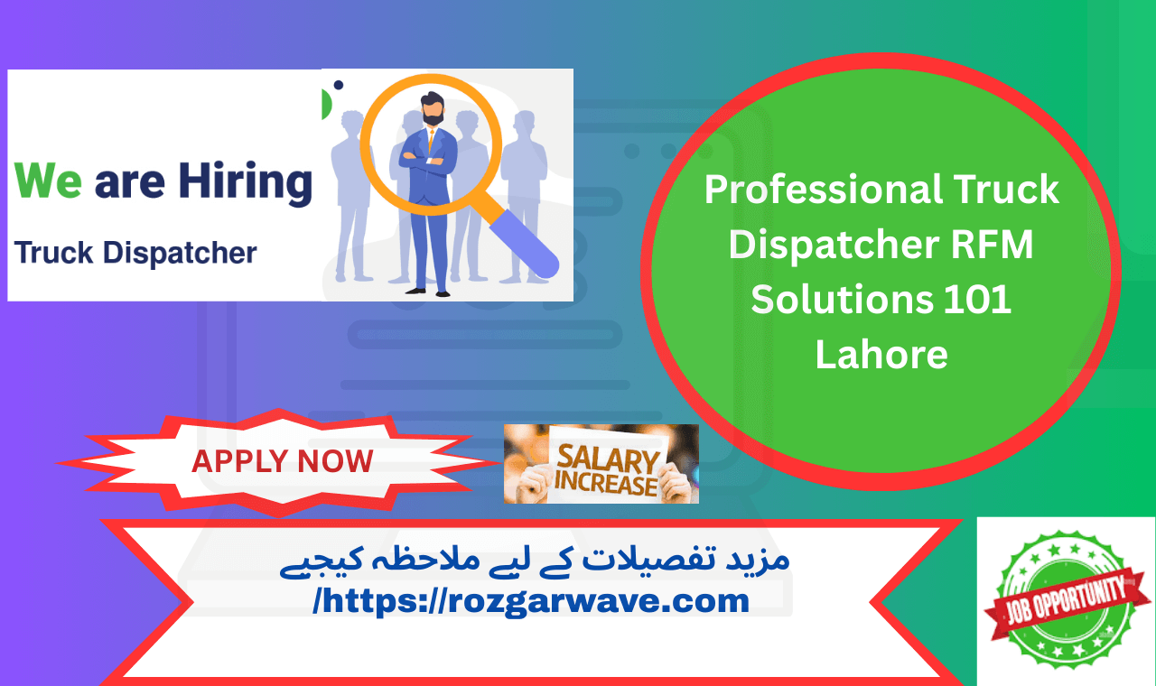 Truck dispatcher coordinating freight schedules during night shift at RFM Solutions 101 in Lahore