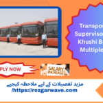 Transportation supervisor coordinating vehicle fleet operations at Khushi Brothers across multiple cities in Pakistan.