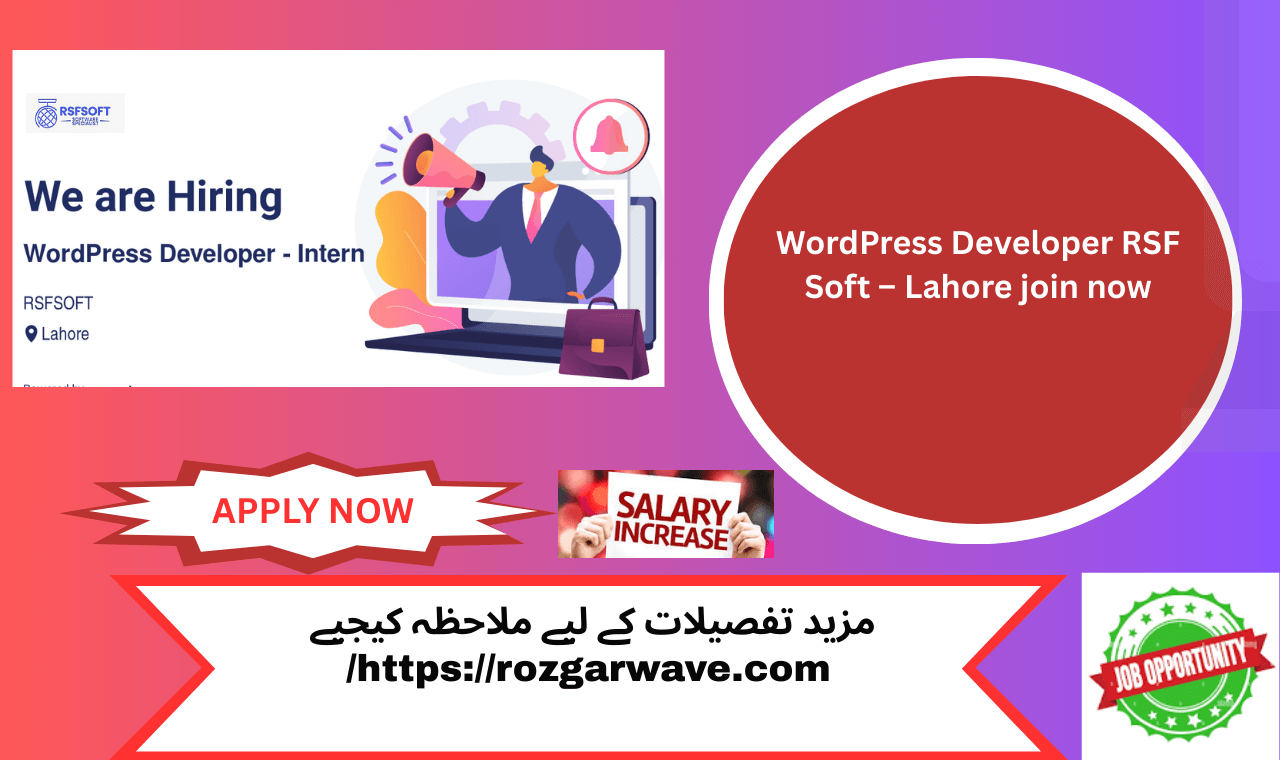 Discover growth, innovation, and opportunity at RSF Soft as a WordPress Developer.