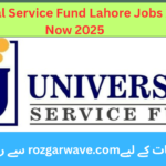 Universal Service Fund Lahore Jobs Apply Now 2025