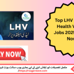 Lady health visitor providing community care at a hospital in Peshawar – LHV & Lady Health Visitor Jobs 2025.