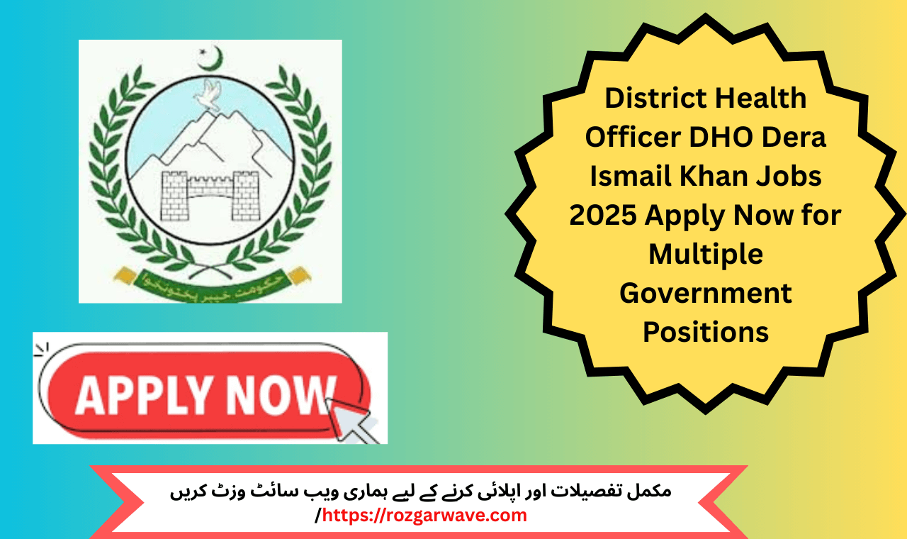 District Health Officer DHO Dera Ismail Khan medical staff during routine work – Government Jobs 2025.