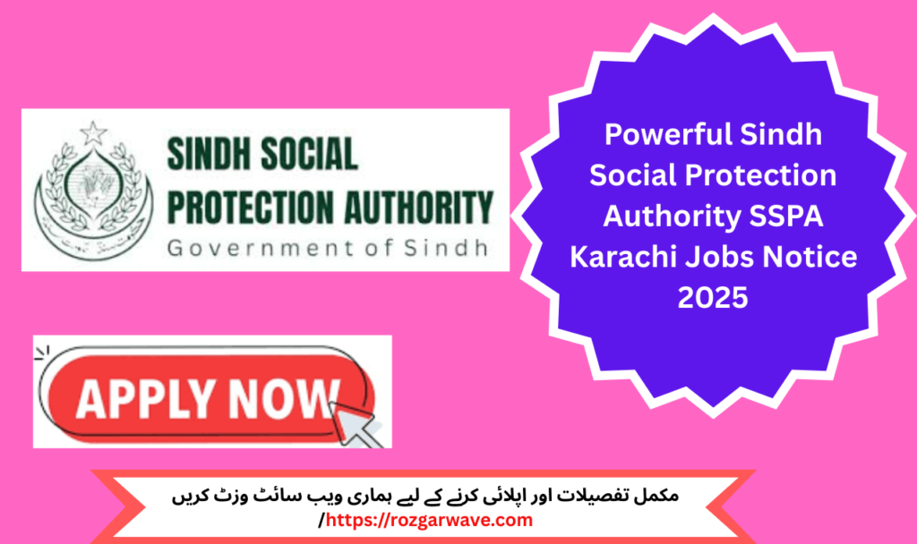 Candidates applying for Sindh Social Protection Authority Jobs 2025 in Karachi via online portal