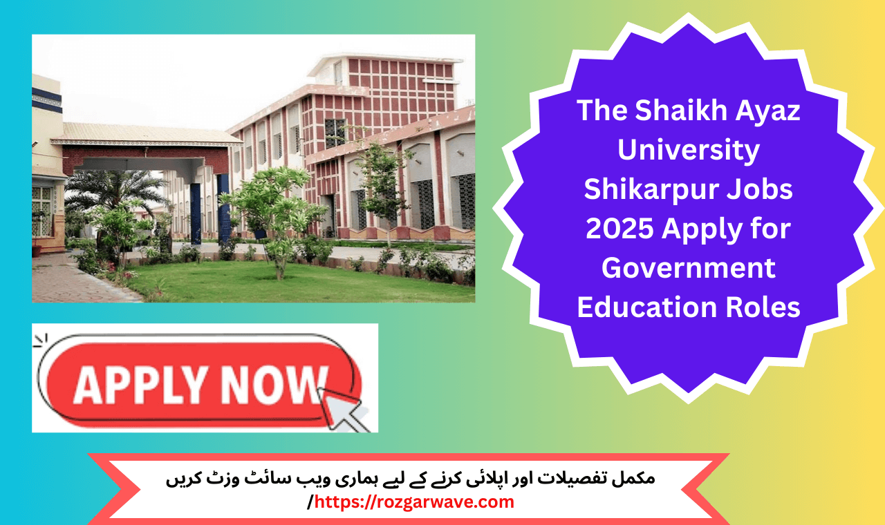 Candidates applying for The Shaikh Ayaz University Shikarpur Jobs 2025 in education sector