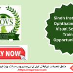 Sindh Institute of Ophthalmology & Visual Sciences Training 2025