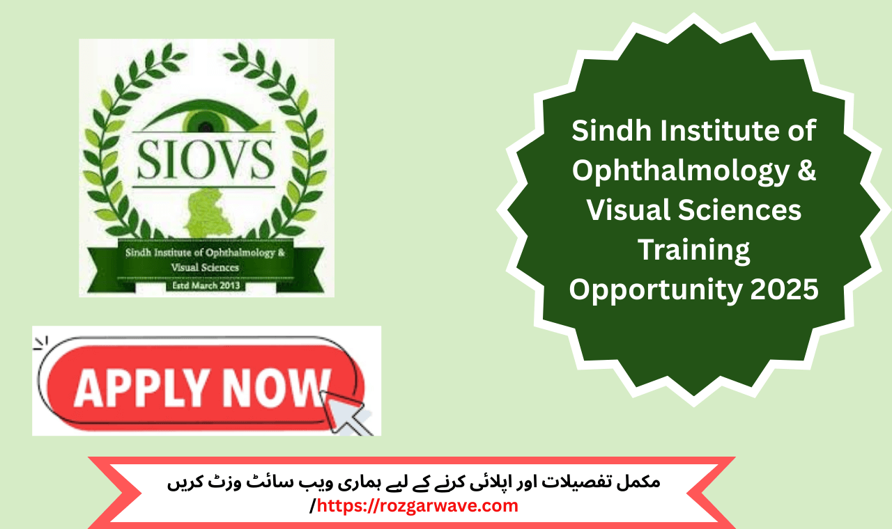 Sindh Institute of Ophthalmology & Visual Sciences Training 2025
