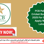 Apply now for PCB Pakistan Cricket Board Jobs 2025 for Coaches at Gaddafi Stadium Lahore – government sports career opportunity