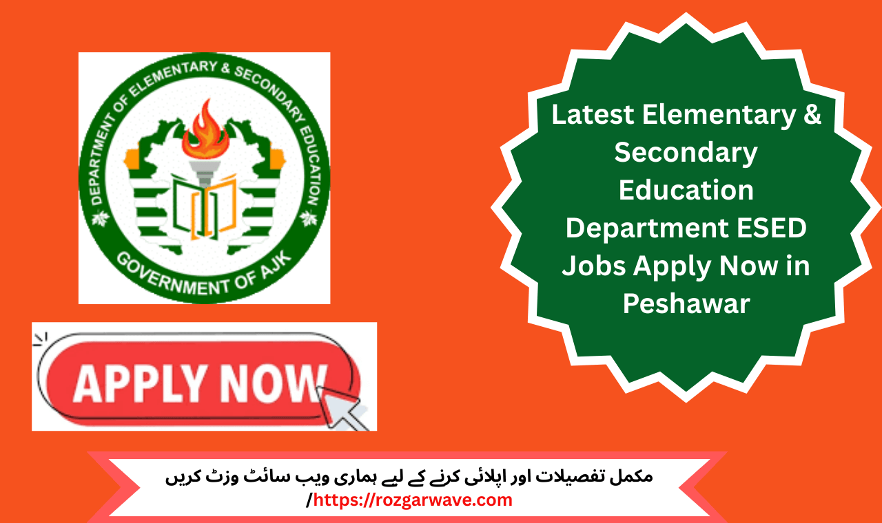 Latest Elementary & Secondary Education Department ESED Jobs 2025 in Peshawar – Apply Online for Government Roles