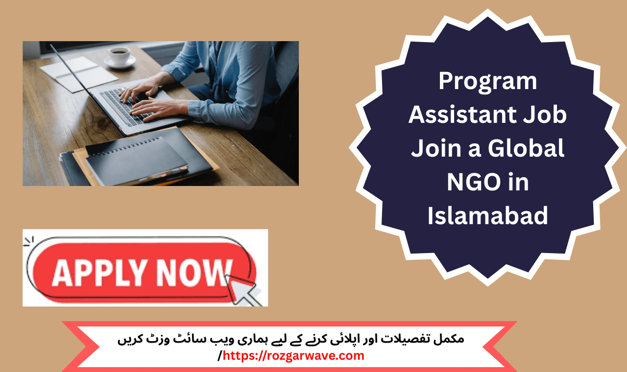 Program Assistant working in an office in Islamabad