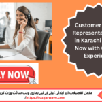 Customer Service Representative role at Prime Human Resource Services, Karachi