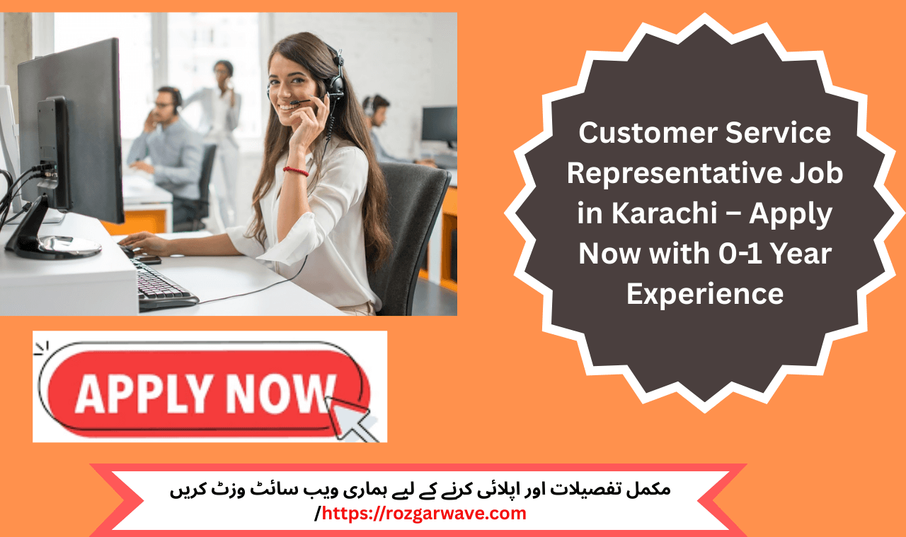 Customer Service Representative role at Prime Human Resource Services, Karachi