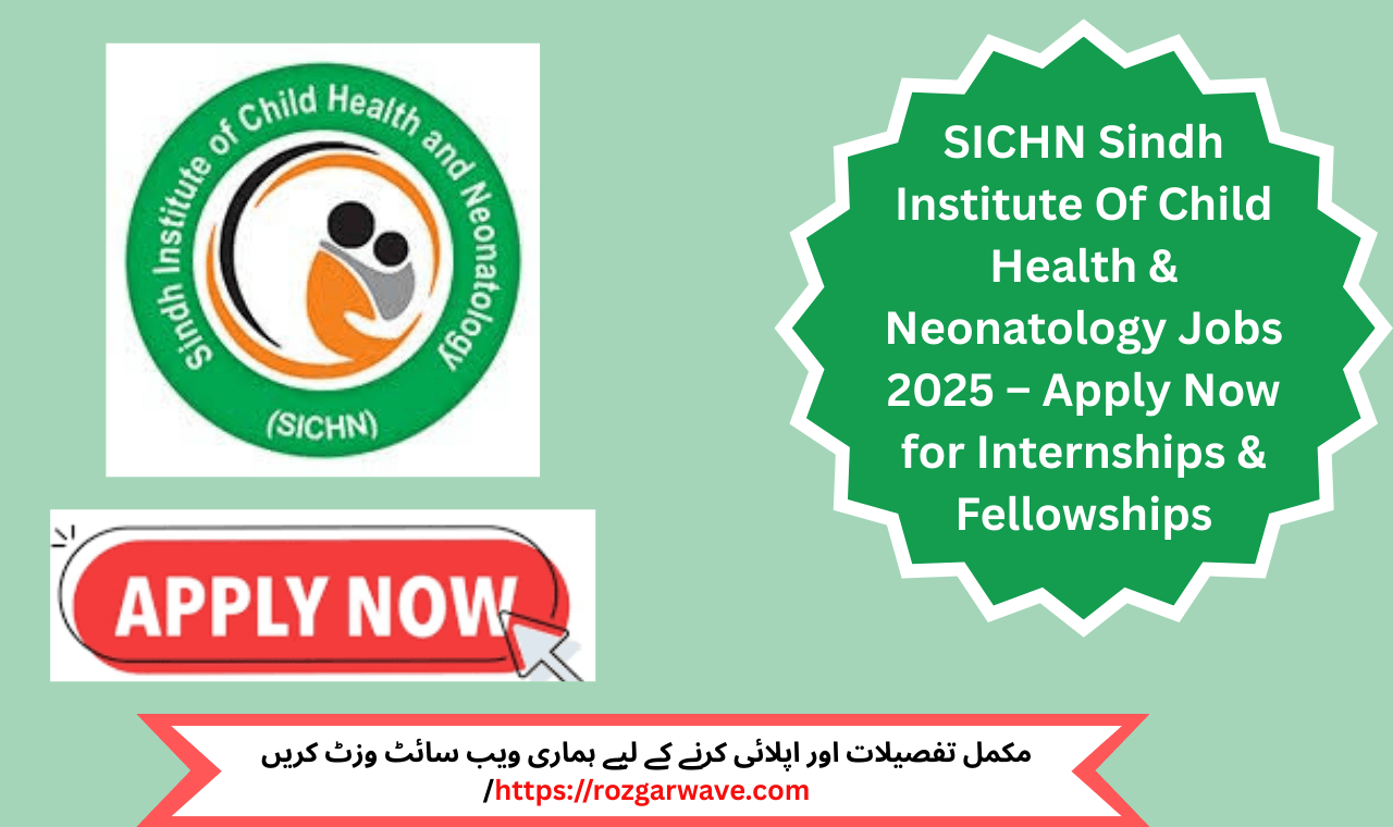 SICHN Sindh Institute Of Child Health & Neonatology Jobs banner