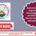 Applicants preparing documents for Ned University Of Engineering & Technology Karachi Job 2025 recruitment