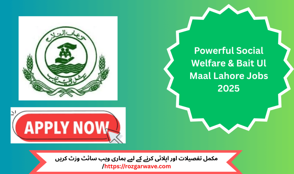 ob advertisement for Social Welfare & Bait Ul Maal Lahore Jobs 2025