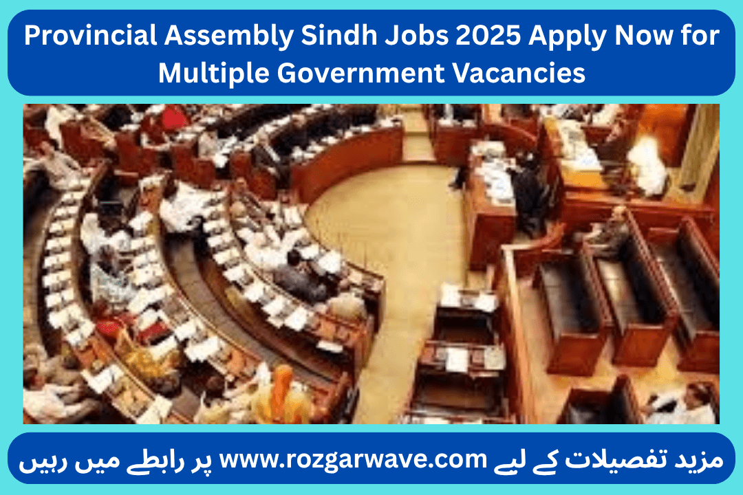 Provincial Assembly Sindh Jobs 2025 Apply Now for Multiple Government Vacancies