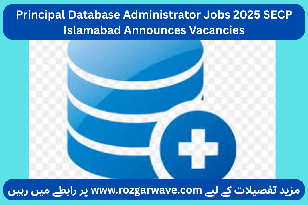 Principal Database Administrator Jobs 2025 SECP Islamabad Announces Vacancies