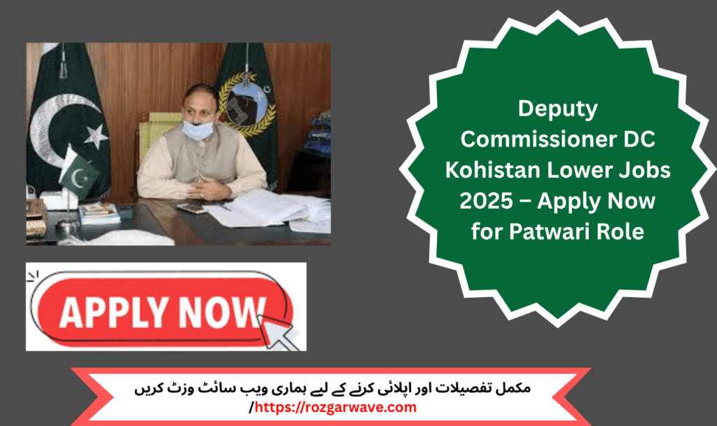 Deputy Commissioner DC Kohistan Lower Jobs 2025

